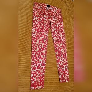 Leopard Print Women's Skinny Pants